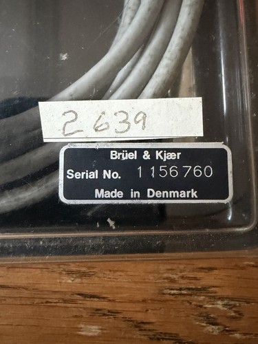 Bruel kjaer k 2639 - kjaer, b&k