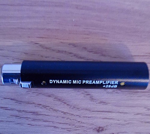 Dynamic mic preamplifier 28db - dynamic,