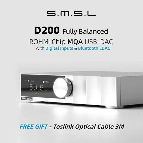 Smsl d200 mqa balanced - d200, hifi